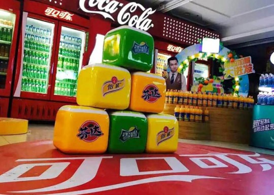 羅莊促銷用品堆頭